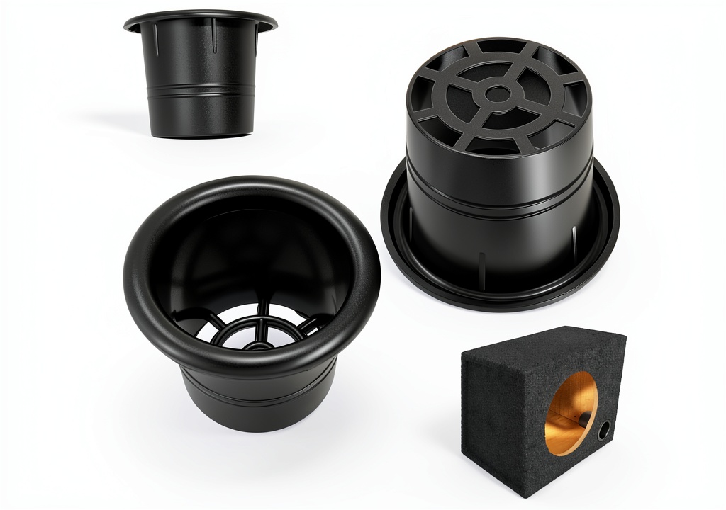 Installing UBANU Speaker Port Tubes for High Quality Sound on a wooden stage desk