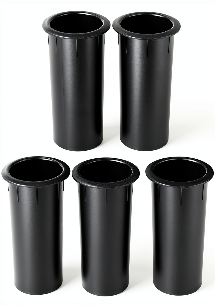 Installing speaker port tubes in a wooden cabinet