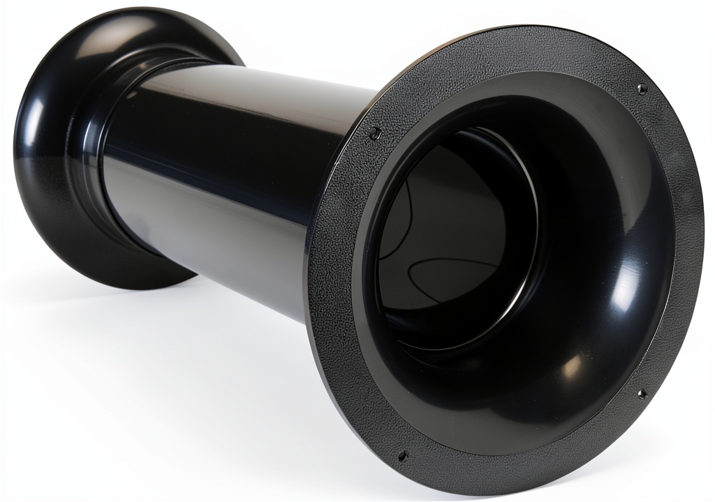 Installing Madoec ABS speaker port tube on a wooden speaker cabinet