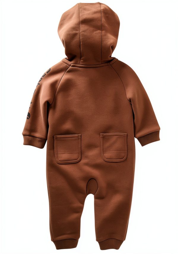 Carhartt Baby Boys' Overalls 18 Months Brown Solid-1