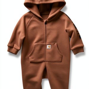 Carhartt Baby Boys' Overalls 18 Months Brown Solid-0