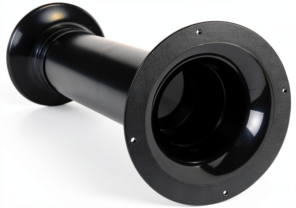 Installing Precision Sound speaker port tube in a wooden speaker cabinet