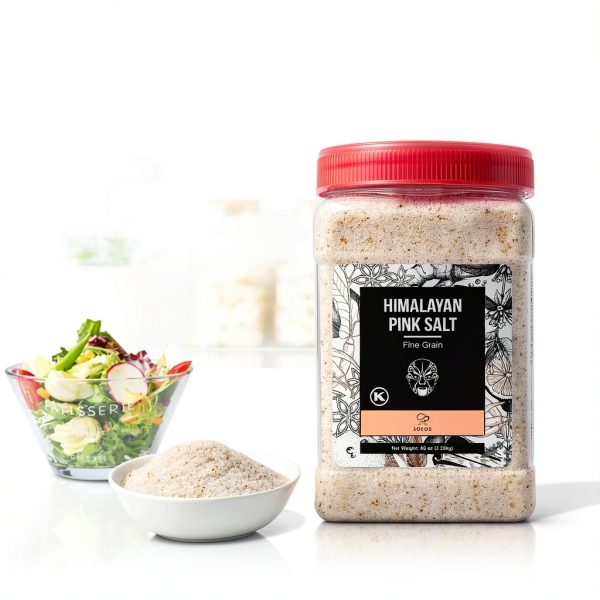 Himalayan Pink Salt 32 Ounce Soeos Natural Sea Salt Substitute-2