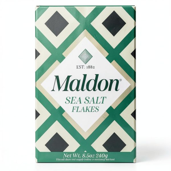 Maldon Sea Salt Flakes 8.5 Ounce Pack of 2 Premium Gourmet Salt-0