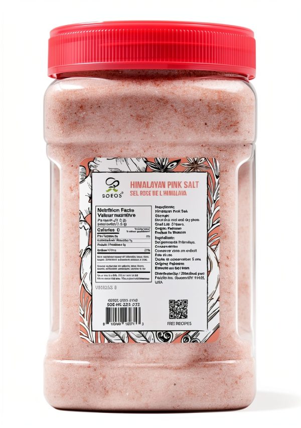 Himalayan Pink Salt 32 Ounce Soeos Natural Sea Salt Substitute-1