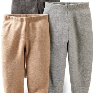 Thermal Baby Pants Carters Simple Joys 3 Pack Cozy Stretch Fit-0