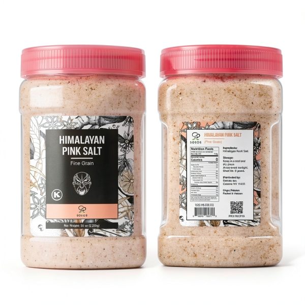 Himalayan Pink Salt 32 Ounce Soeos Natural Sea Salt Substitute-7