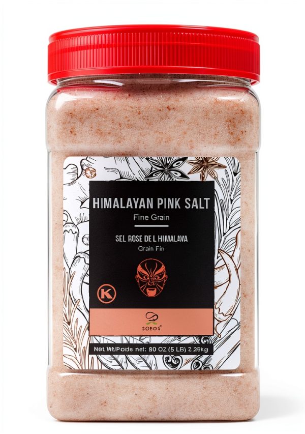 Himalayan Pink Salt 32 Ounce Soeos Natural Sea Salt Substitute-0