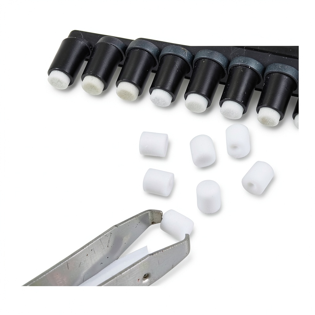 Installing Sartorius Safe Cone Filter Set 721005 Standard 6.73 mm Pack of 50 on a laboratory bench
